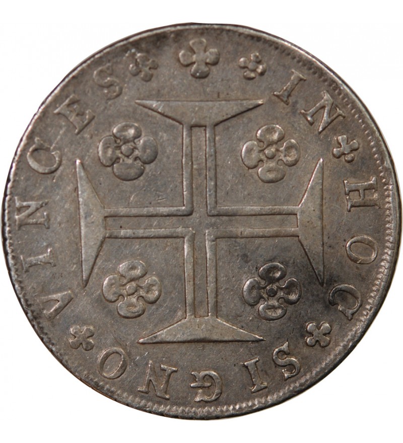 PORTUGAL, JEAN PRINCE REGENT - CRUZADO NOVO ARGENT 1807