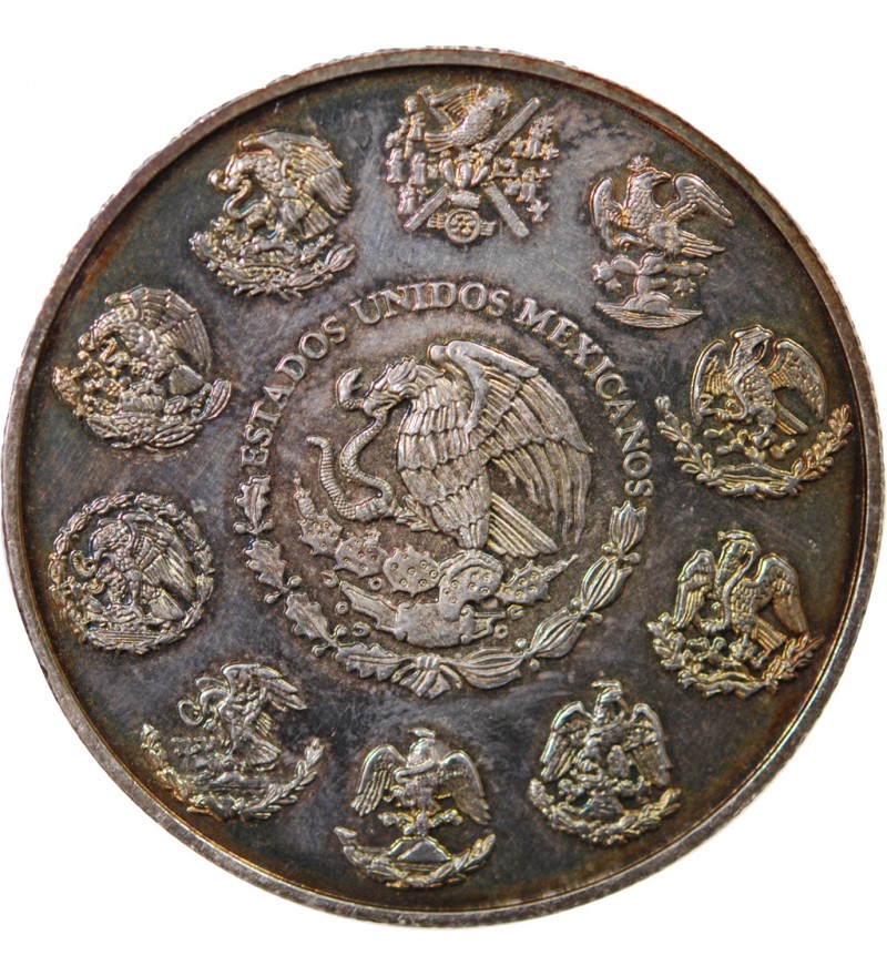 MEXIQUE, ZACATUCHE - 5 PESOS ARGENT 2001 Mo MEXICO