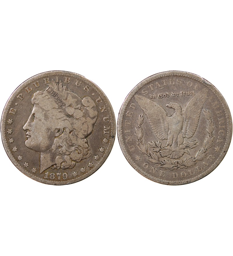 USA - MORGAN DOLLAR ARGENT 1879 PHILADELPHIE