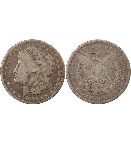 USA - MORGAN DOLLAR ARGENT 1879 PHILADELPHIE