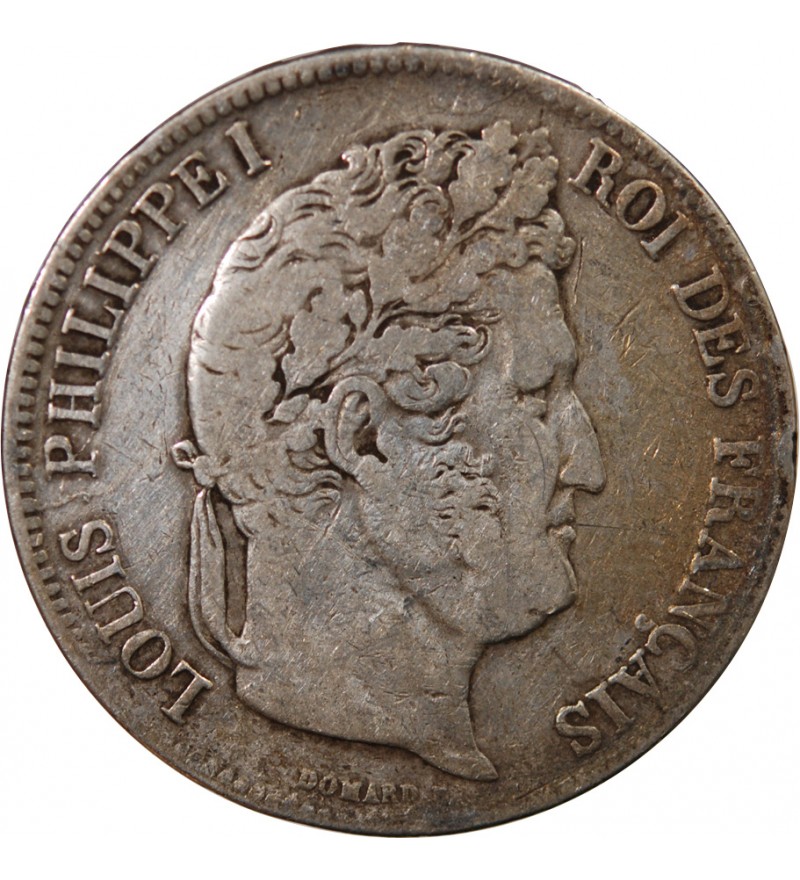 LOUIS PHILIPPE﻿- 5 FRANCS 1839 D LYON "Arche de Noé"