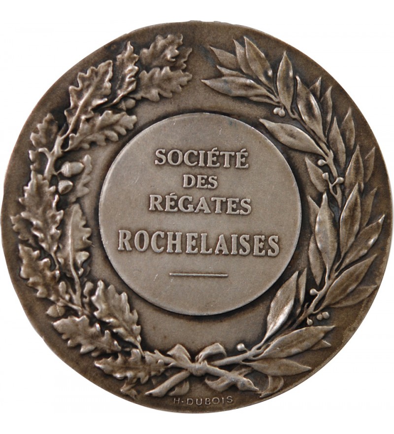 Société des Régates Rochelaises - MÉDAILLE Bronze argenté