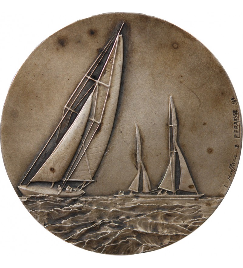 Société des Régates Rochelaises - MÉDAILLE Bronze argenté