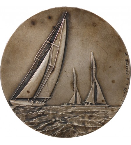 Société des Régates Rochelaises - MÉDAILLE Bronze argenté