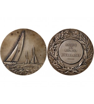 Société des Régates Rochelaises - MÉDAILLE Bronze argenté 2