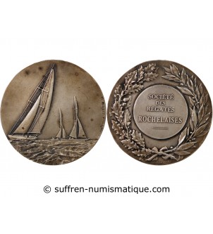 Société des Régates Rochelaises - MÉDAILLE Bronze argenté