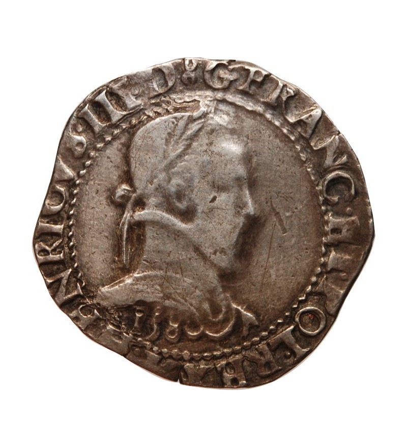 HENRI III - FRANC AU COL PLAT 1580 K BORDEAUX