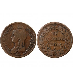 DUPRÉ - DÉCIME AN 8 PARIS 2