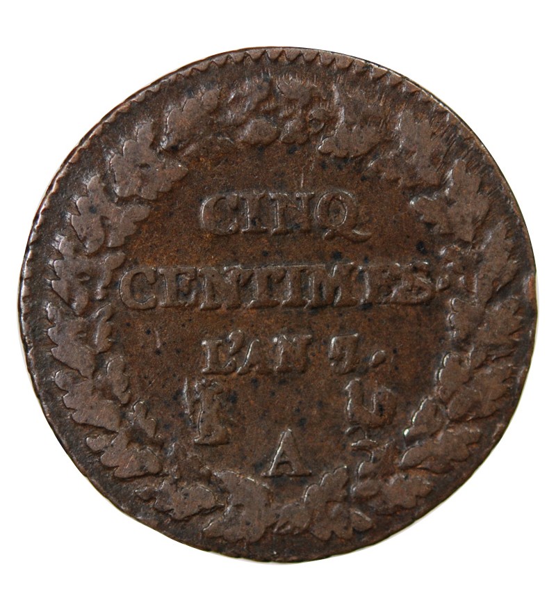 DUPRÉ - 5 CENTIMES AN 7 PARIS