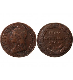 DUPRÉ - 5 CENTIMES AN 8 METZ 2