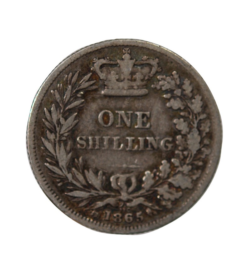 GRANDE-BRETAGNE, VICTORIA - SHILLING ARGENT 1865