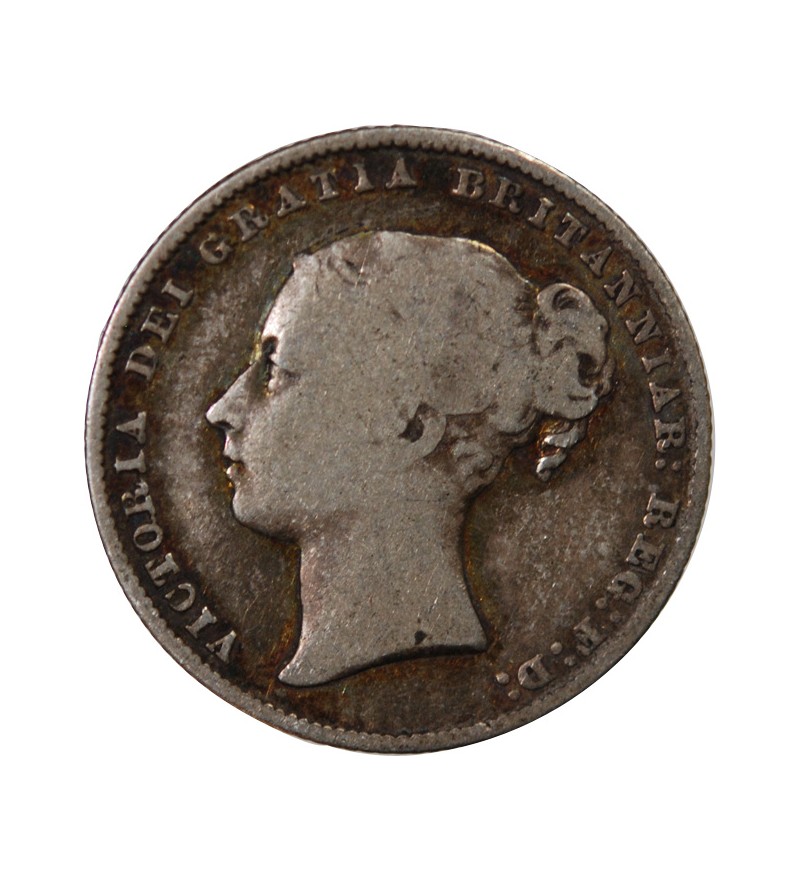 GRANDE-BRETAGNE, VICTORIA - SHILLING ARGENT 1865