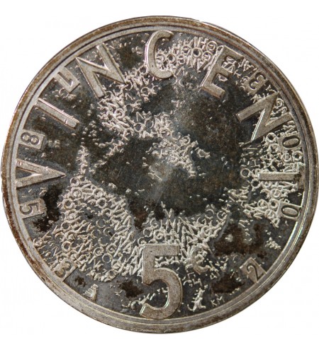 PAYS-BAS, BEATRIX - 5 EUROS ARGENT 2003 - VAN GOGH