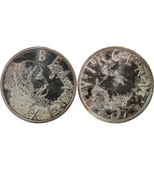 PAYS-BAS, BEATRIX - 5 EUROS ARGENT 2003 - VAN GOGH 2