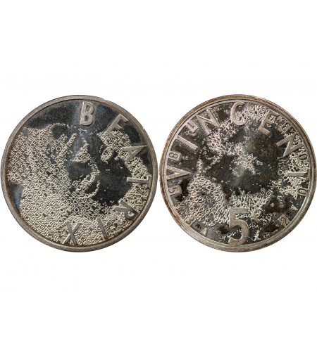 PAYS-BAS, BEATRIX - 5 EUROS ARGENT 2003 - VAN GOGH