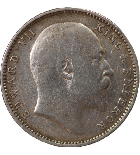 INDE, EDOUARD VII - RUPEE ARGENT 1903
