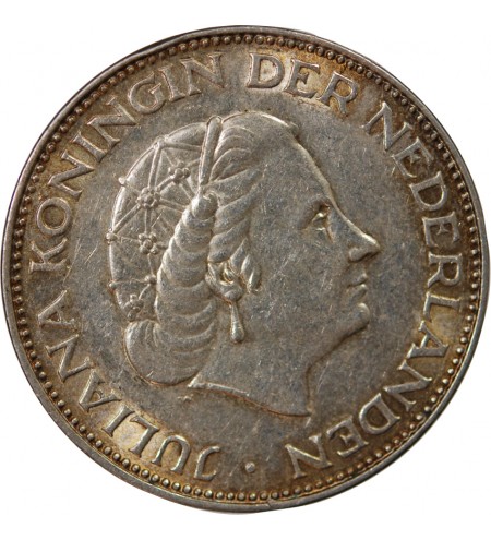 PAYS-BAS, JULIANA - 2 1/2 GULDEN ARGENT 1959