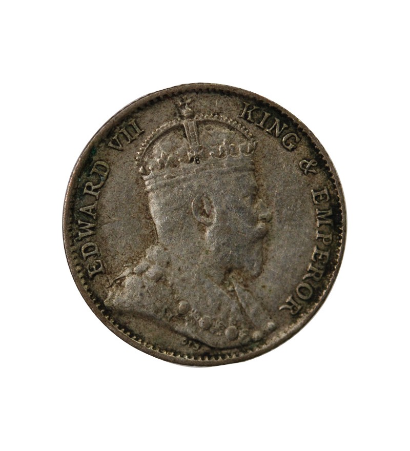 STRAITS SETTLEMENTS, EDOUARD VII - 5 CENTS ARGENT 1910