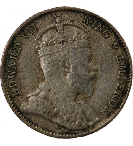 STRAITS SETTLEMENTS, EDOUARD VII - 5 CENTS ARGENT 1910