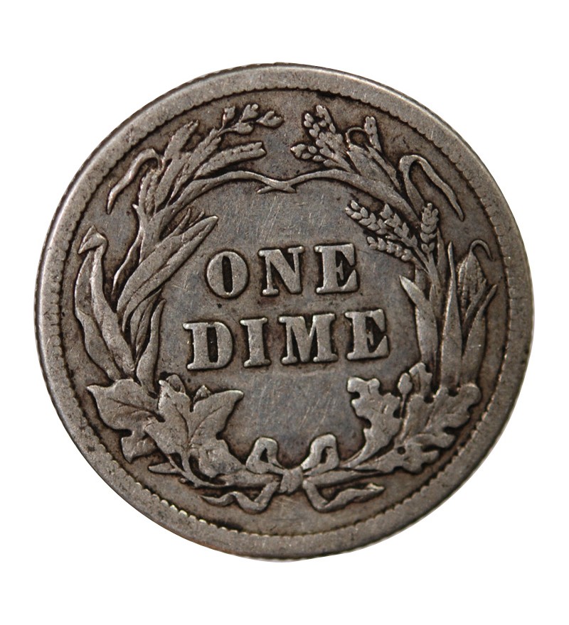 USA - 10 CENTS ARGENT "Barber Dime" 1911 PHILADELPHIE