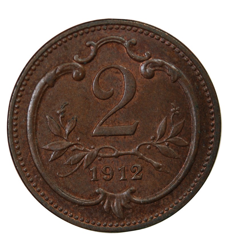 AUTRICHE, FRANÇOIS-JOSEPH Ier - 2 HELLER 1912