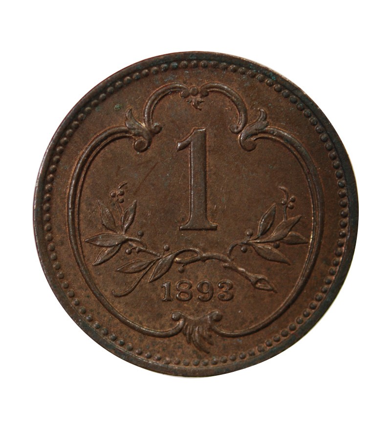 AUTRICHE, FRANÇOIS-JOSEPH Ier - 1 HELLER 1893