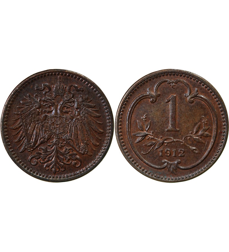 AUTRICHE, FRANÇOIS-JOSEPH Ier - 1 HELLER 1912