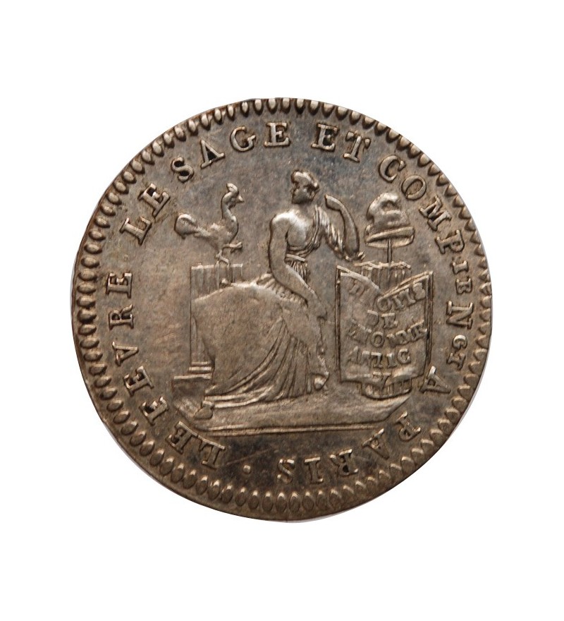 REVOLUTION FRANCAISE  - 10 SOLS 1792 "Lefèvre Lesage & Cie"﻿