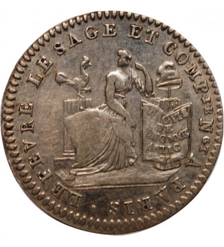 REVOLUTION FRANCAISE  - 10 SOLS 1792 "Lefèvre Lesage & Cie"﻿