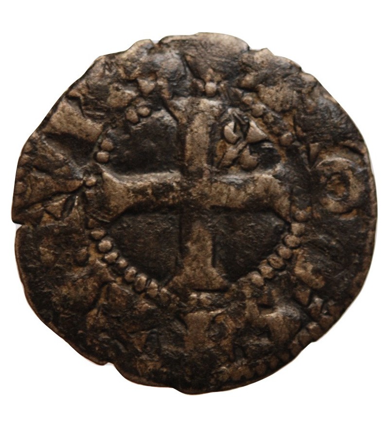 POITOU, ALPHONSE DE FRANCE - DENIER 1241 / 1271 1792 "Lefèvre Lesage & Cie"﻿