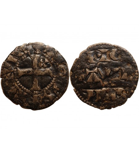 POITOU, ALPHONSE DE FRANCE - DENIER 1241 / 1271 1792 "Lefèvre Lesage & Cie"﻿