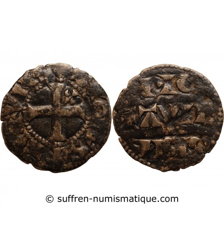 POITOU, ALPHONSE DE FRANCE - DENIER 1241 / 1271 1792 "Lefèvre Lesage & Cie"﻿