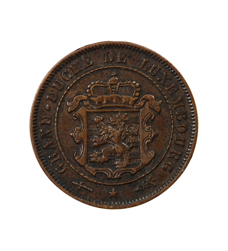 LUXEMBOURG, GUILLAUME III - 2 1/2 CENTIMES 1908