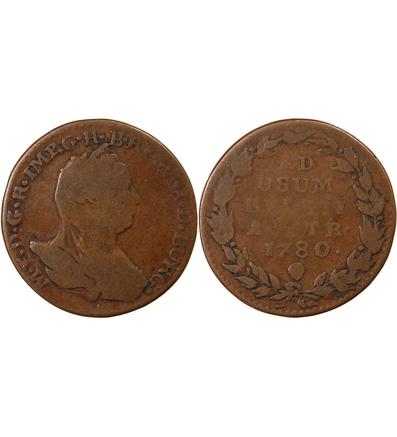 PAYS-BAS AUTRICHIENS - 2 LIARDS 1780 BRUXELLES