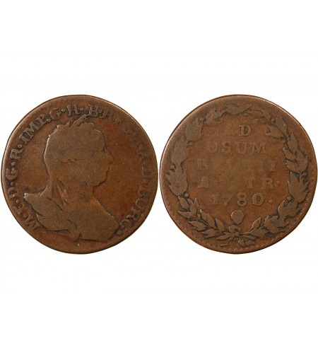PAYS-BAS AUTRICHIENS - 2 LIARDS 1780 BRUXELLES