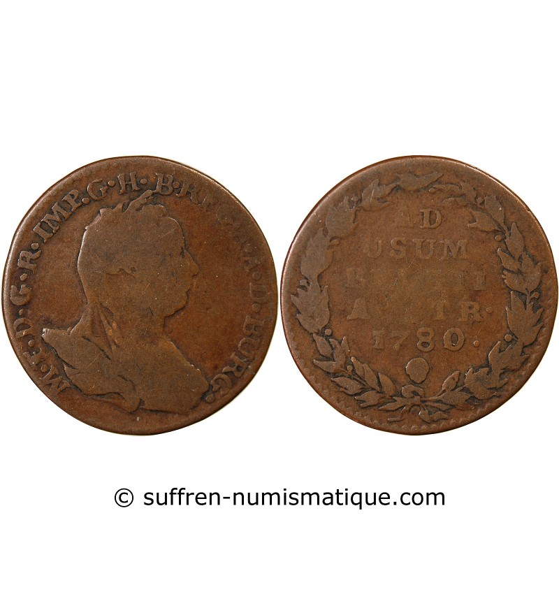 PAYS-BAS AUTRICHIENS - 2 LIARDS 1780 BRUXELLES