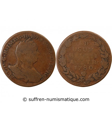 PAYS-BAS AUTRICHIENS - 2 LIARDS 1780 BRUXELLES