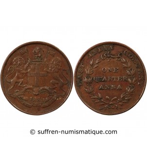 INDE, EAST INDIA COMPANY - 1/4 ANNA 1835