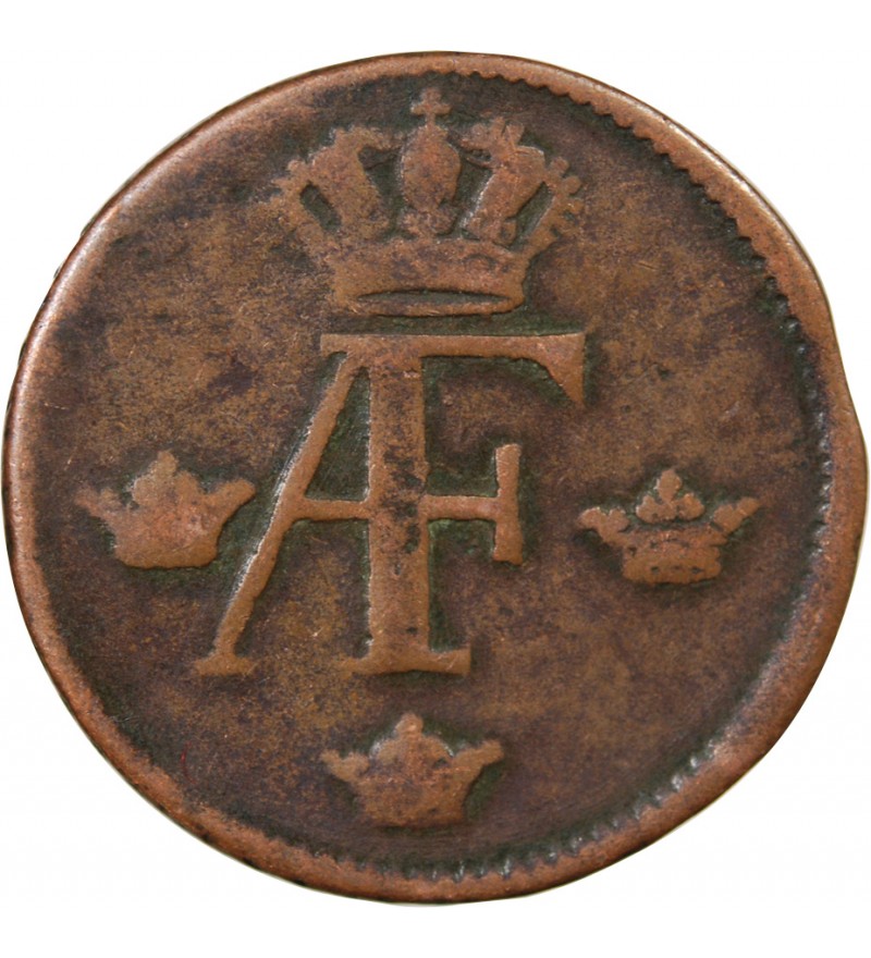 SUÈDE, ADOLPHE-FREDERIC - 1 ÖRE 1763