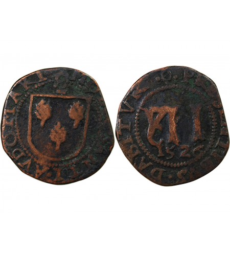 SAINT-OMER, CHAPITRE DE L'EGLISE – MÉREAU DE 12 DENIERS 1526