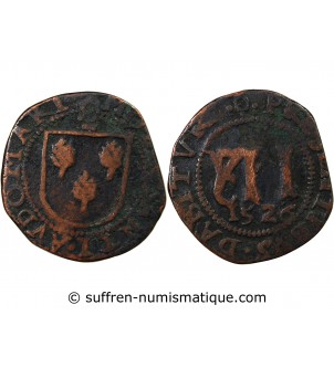 SAINT-OMER, CHAPITRE DE L'EGLISE – MÉREAU DE 12 DENIERS 1526