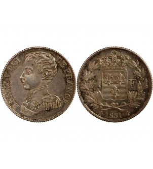 HENRI V - 1 FRANC ARGENT 1831 2