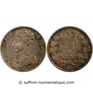 HENRI V - 1 FRANC ARGENT 1831