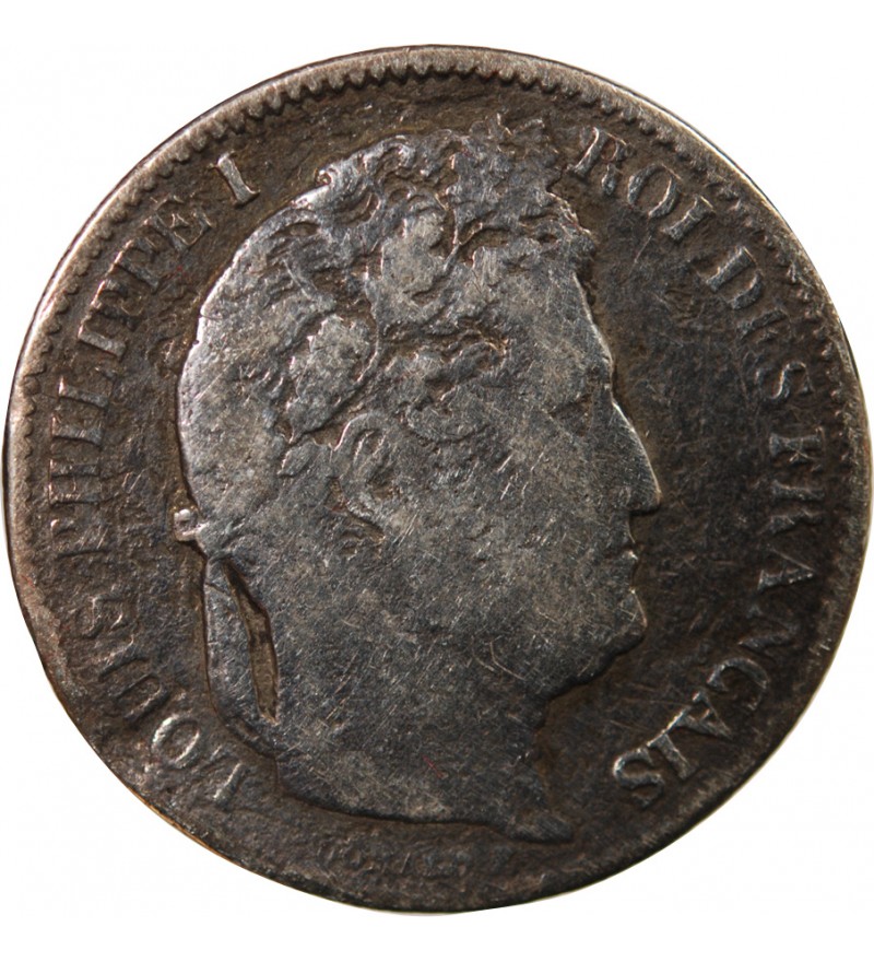 LOUIS-PHILIPPE﻿ Ier - 1 FRANC ARGENT 1839 A PARIS