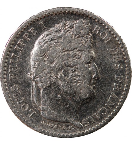 LOUIS-PHILIPPE﻿ Ier - 25 CENTIMES ARGENT 1847 A PARIS