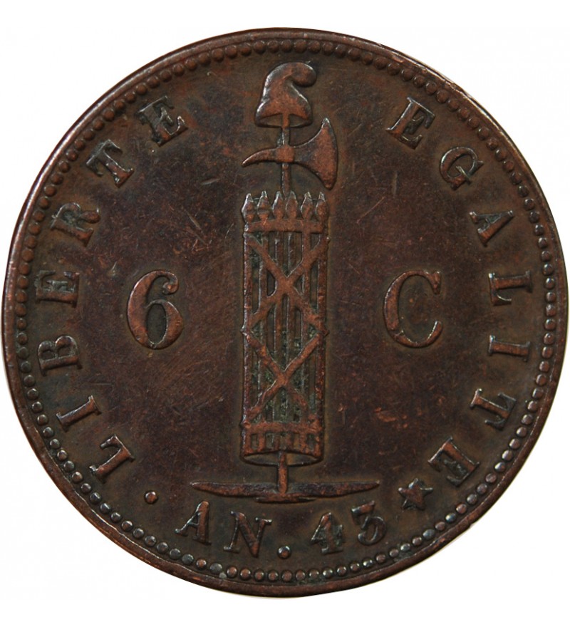 HAITI - 6 CENTIMES 1846
