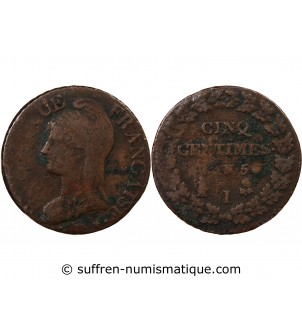 DUPRÉ - 5 CENTIMES AN 5 I LIMOGES