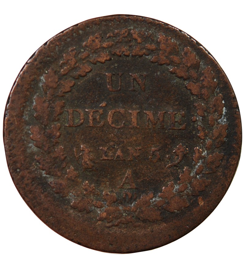 DUPRÉ - DECIME AN 5 A PARIS