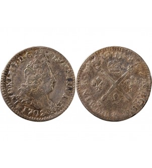 LOUIS XIV﻿ - 5 SOLS AUX INSIGNES 1704 BB STRASBOURG 2