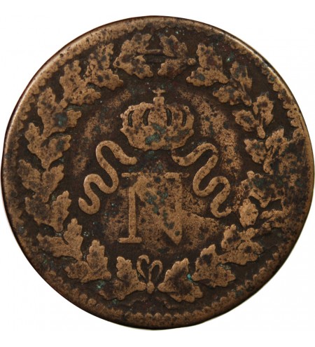 BLOCUS DE STRASBOURG, NAPOLEON Ier - DECIME 1815. BB